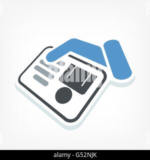 Identity card document Stock Vector