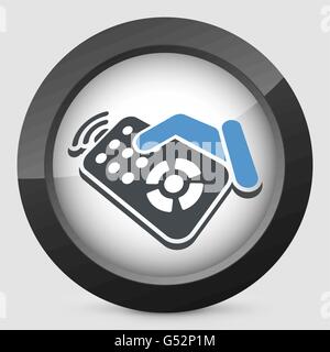 Remote control label icon Stock Vector Image & Art - Alamy