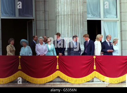 Queen Mother Birthday Balcony 3 Stock Photo