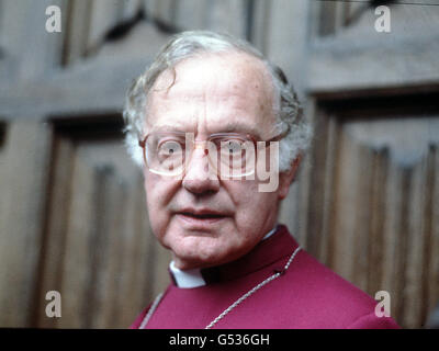 The Archbishop of Canterbury Dr Robert Runcie in 1984. Stock Photo