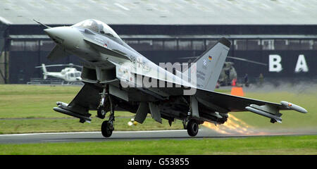 Farnborough Eurofighter Stock Photo