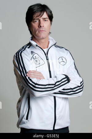 Joachim Loew, manager of the German national football team, at the official portrait photo session of the German men's national Stock Photo