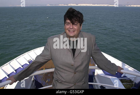 Former MI5 employee David Shayler arriving in Dover to return to England after 3 years. Shayler was arrested by Special Branch officers when he arrived in Dover on a ferry from Calais. Stock Photo