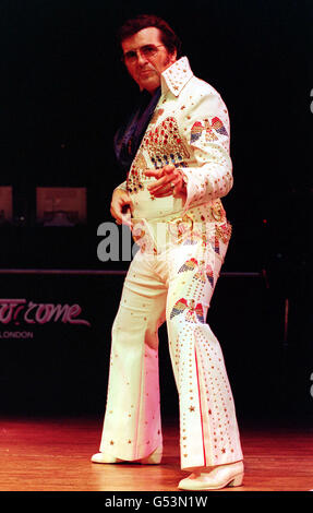 Elvis lookalike William Maurice Stock Photo
