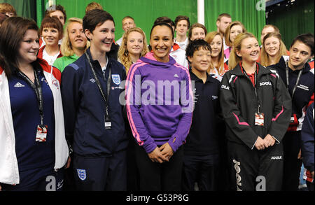 Athletics - Jessica Ennis Mentoring and Education Programme - English Institute of Sport Stock Photo