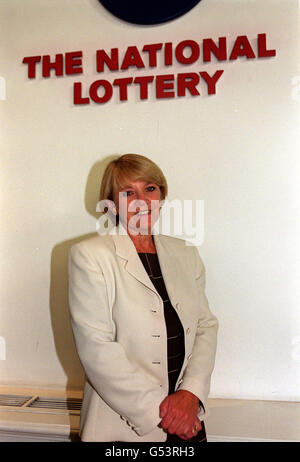 Dianne Thompson, new chief executive of Camelot, the National Lottery's existing operator, after the news earlier that the Lottery Commission has accepted neither Camelot's bid nor that of the People's Lottery. *... a consortium headed up by Sir Richard Branson, to run the National Lottery for the next licence period. Stock Photo