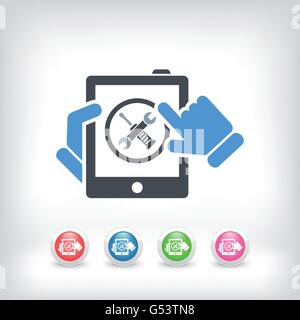 Smartphone setting icon Stock Vector Image & Art - Alamy