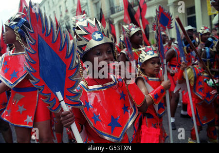 Carnival young costumes Stock Photo