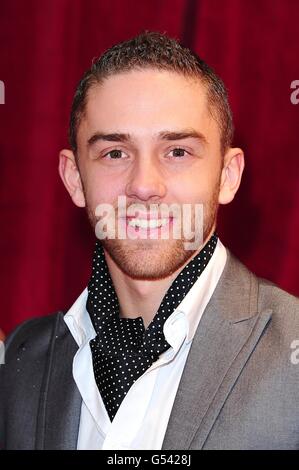 Marc Silcock arriving for the 2012 British Soap Awards at ITV London Studios, South Bank, London. Stock Photo