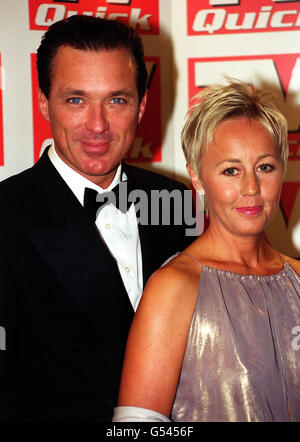 EastEnders actor Martin Kemp with his wife Shirley at the TV Quick Awards held at the Dorchester Hotel in central London. Kemp received the award for Best soap actor. Stock Photo