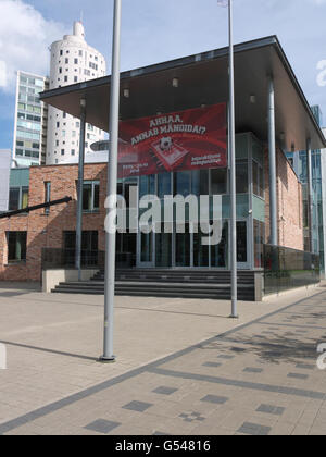 Main Entrance of Science Center AHHAA in Tartu, Estonia, EU Stock Photo