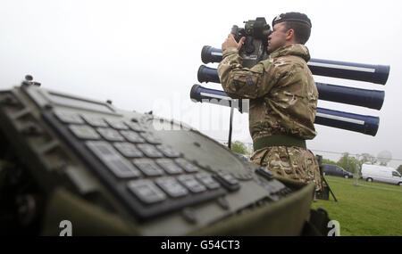 Starstreak high velocity air defence missile system Stock Photo - Alamy