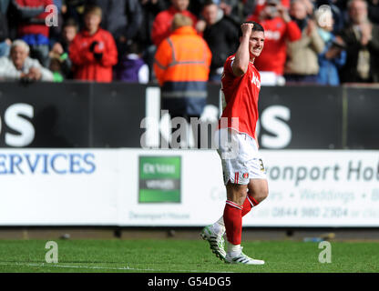 Soccer - npower Football League One - Charlton Athletic v Hartlepool United - The Valley Stock Photo