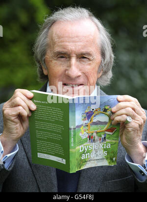 Sir Jackie Stewart following a media conference at Hotel du Vin in Glasgow, where he promoted the work of Dyslexia Scotland. Stock Photo