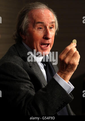 Sir Jackie Stewart following a media conference at Hotel du Vin in Glasgow, where he promoted the work of Dyslexia Scotland. Stock Photo