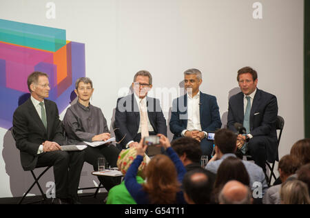 The Tate Modern, London UK. 14th June 2016. The world’s most popular gallery presents the new Switch House to the press. Stock Photo