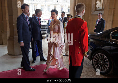 Sovereign Monarchs Jubilee lunch Stock Photo