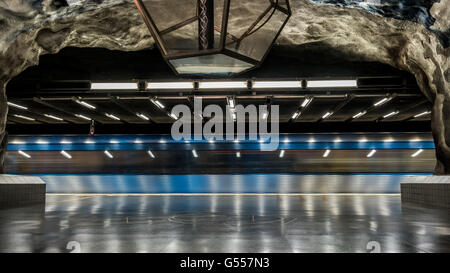 Tekniska Högskolan Metro Station In Stockholm, Sweden Stock Photo - Alamy