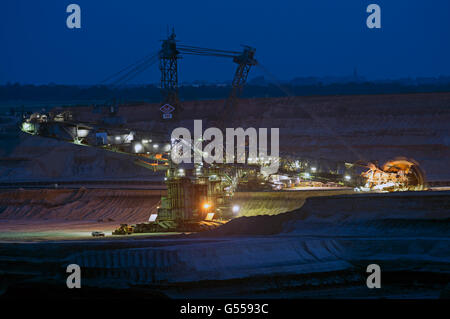 Garzweiler opencast mine, North Rhine-Westphalia, Germany. Stock Photo