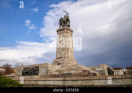 Russian army monument in Sofia, Bulgaria Stock Photo