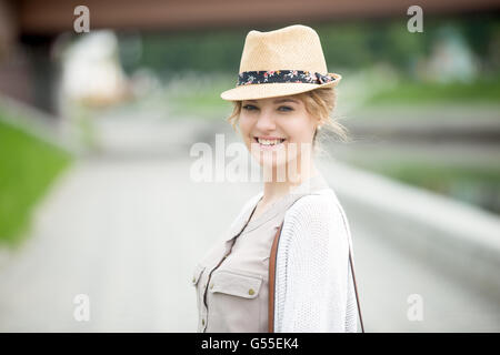 Beautiful caucasian woman wearing casual clothes covering eyes with arm ...