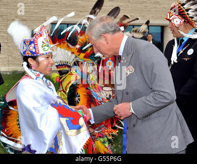Royal tour of Canada Day 4 Stock Photo