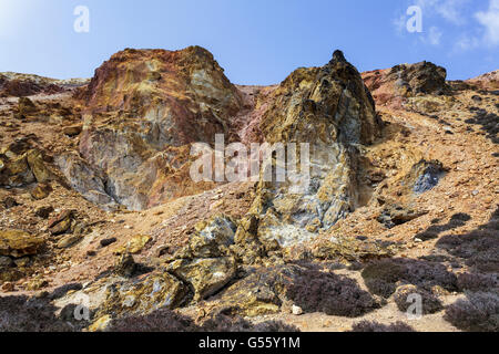 Parys Mountain Copper Mine, north-east Anglesey, Wales, UK Stock Photo