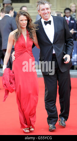 Annabel Croft and husband Mel Coleman arriving at the Our Greatest Team Rises gala dinner at the Royal Albert Hall, London. Stock Photo