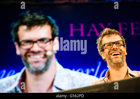 Marcus Brigstock. The Hay Festival of Literature and the Arts, Hay on Wye, Powys, Wales UK, June 01 2016 Stock Photo