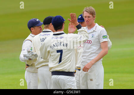 Cricket - LV= County Championship - Division Two - Yorkshire v Hampshire - Day Two - Headingley Stock Photo