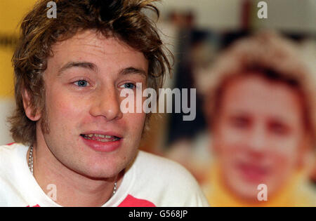 Jamie Oliver Video Stock Photo