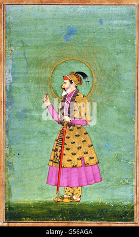 Mughal Emperor Shahjahan Stock Photo