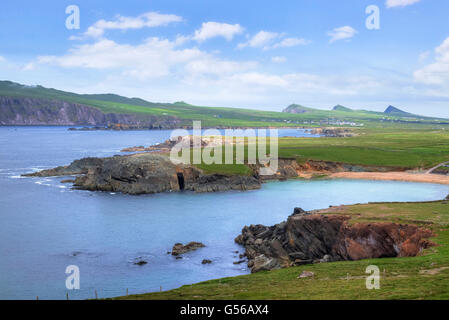 Three Sisters, An Triúr Deirfiúr, Dingle Peninsula, Ireland Stock Photo