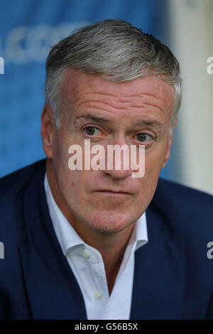 Lille, France. 19th June, 2016. Deschamps  during football match  of Euro 2016  in France between  Switzerland and France at the  Stade Pierre Mauroy  on June 17, 2016 in Lille. Credit:  marco iacobucci/Alamy Live News Stock Photo