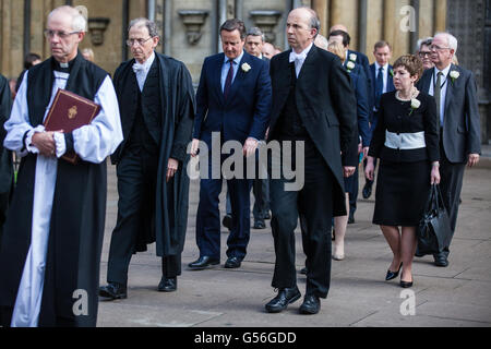 London, UK. 20th June, 2016. The Archbishop of Canterbury Justin Welby arrives at St Margarets Church in Westminster, together with Prime Minister David Cameron, for a special service in memory of Jo Cox. Jo Cox was killed in her constituency of Batley and Spen on 16th June. Credit:  Mark Kerrison/Alamy Live News Stock Photo