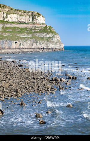 Llandudno Great Orme located west of Llandudno Pier in North Wales, UK Stock Photo