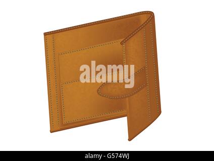 wallet isolated on white background. 10 EPS Stock Vector