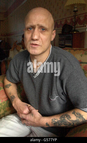 Former British Army engineer Kevin Rudland at his home in Hull. He has claimed his medical condition and the deaths of six Italian soldiers may be linked to the use of depleted uranium in cannon shells fired during Nato air strikes. * Mr Rudland, 41, served in the Territorial Army for 18 years and in the regular Army in Bosnia for just six months before returning home and setting up his own business as an engineer. Within a few months him coming back the married father-of-three's hair fell out, he began to suffer from post-traumatic stress disorder, his teeth started to rot and he suffered Stock Photo