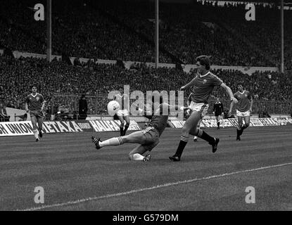 1983 FA Cup Final at Wembley Stadium. Manchester United 2 v Brighton ...