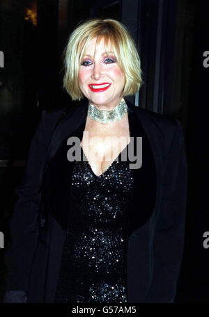 Former Eastenders' actress Carol Harrison arriving at The Dorchester Hotel in London for the Millennium Rainbow Ball. The Rainbow Trust Children's Charity event is in aid of children with life-threatening or terminal illness, and their families. Stock Photo