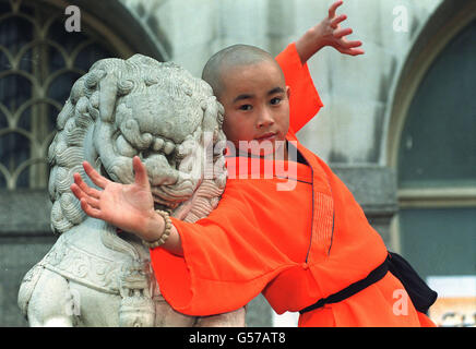 Shaolin Monks Tour Stock Photo