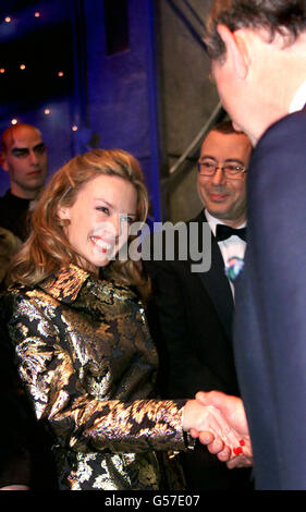 Royal Variety Performance Minogue Stock Photo