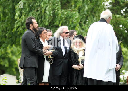 Robin Gibb funeral Stock Photo