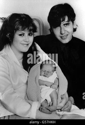 Kirsty Maccoll With Husband Steve Lillywhite February 1985 Stock Photo 