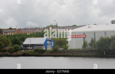 BAE Systems Newcastle Stock Photo