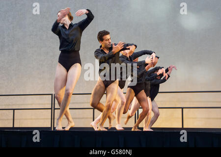 Dance Heginbotham in the world premiere of “The Fandango” at the Winter Garden in Brookfield Place. June 19, 2016 Stock Photo