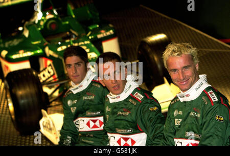 Jaguar R2 F1 racing car launch Stock Photo