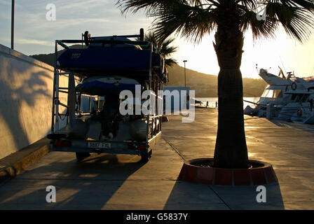 Santa Eulalia del Rio Sport port (Puerto deportivo) Stock Photo