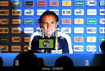 Soccer - UEFA Euro 2012 - Group C - Italy v Croatia - Italy Press Conference - Casa Azzurri Stock Photo
