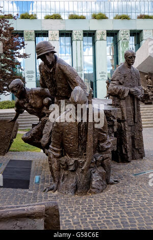 Warsaw Uprising Monument in Poland Stock Photo